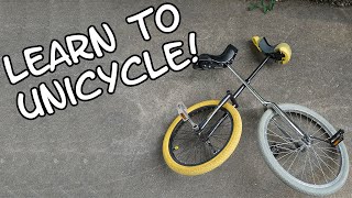 Learn to unicycle and get ready to hear "do a wheelie" a lot more often