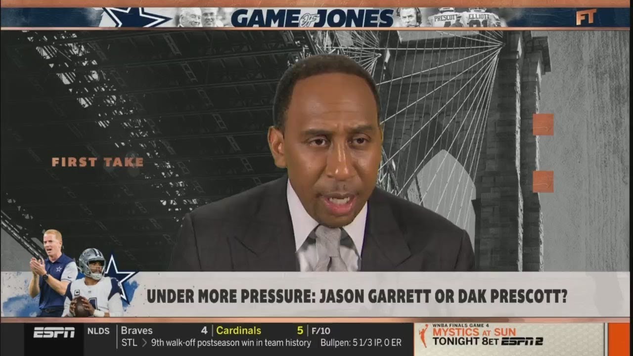 Stephen A. Smith on Dak Prescott vs Jason Garrett - Under more pressure?