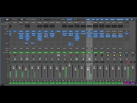 『GetWild '89』をLogic ProXで打ち込みしてみた。