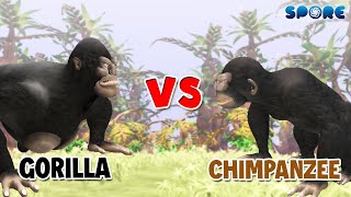 Gorilla vs Chimpanzee | Beast Face-off [S4E11] | SPORE