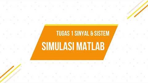 Pengolahan Sinyal Menggunakan MATLAB