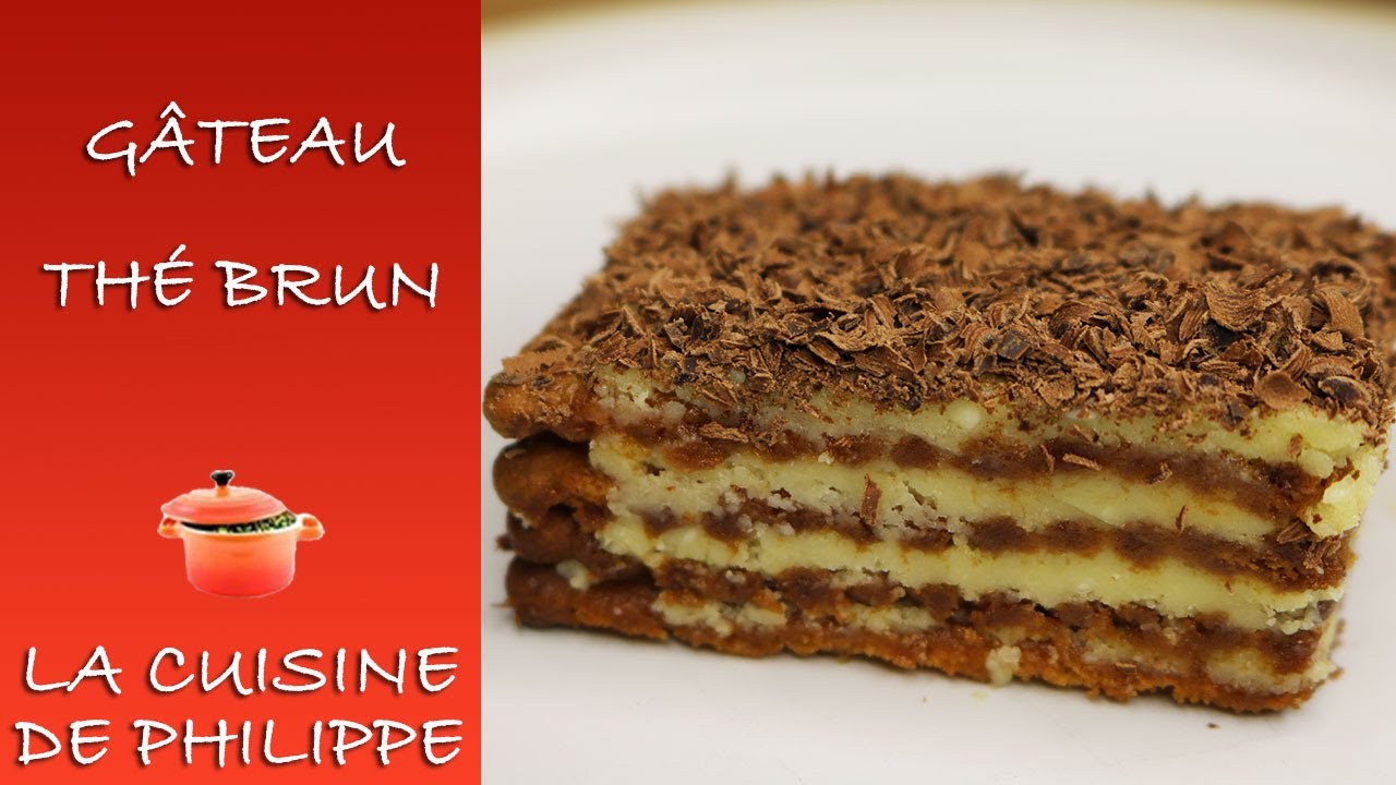 Recette - Gâteau thé brun en vidéo 