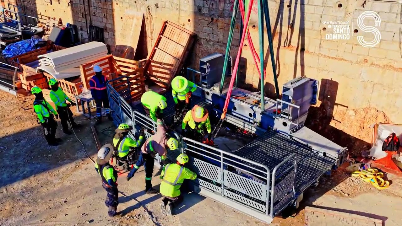 Avances de obra - Teleférico Santo Domingo Oeste 