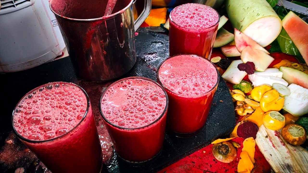 OMG 😲 He Sells 100 Types of Herbal Juices 100 Healthy Indian