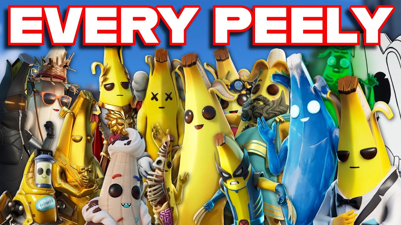 Рейтинг всех PEELY в истории FORTNITE от худших к лучшим