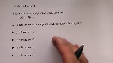 ACT SAT Absolute value hard 1