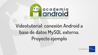 Conexión Android a base de datos MySQL: proyecto ejemplo