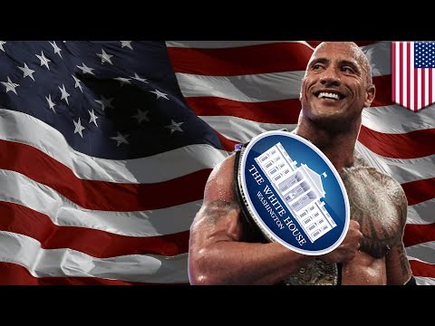 Video: The Rock Mengatakan Bahawa Dia Mahu Menjadi Presiden