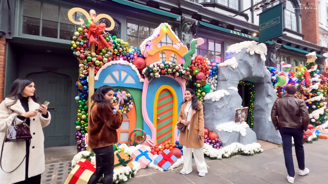 King's Road, Chelsea Christmas Decorations 2021 London Christmas Walk [4K] YouTube