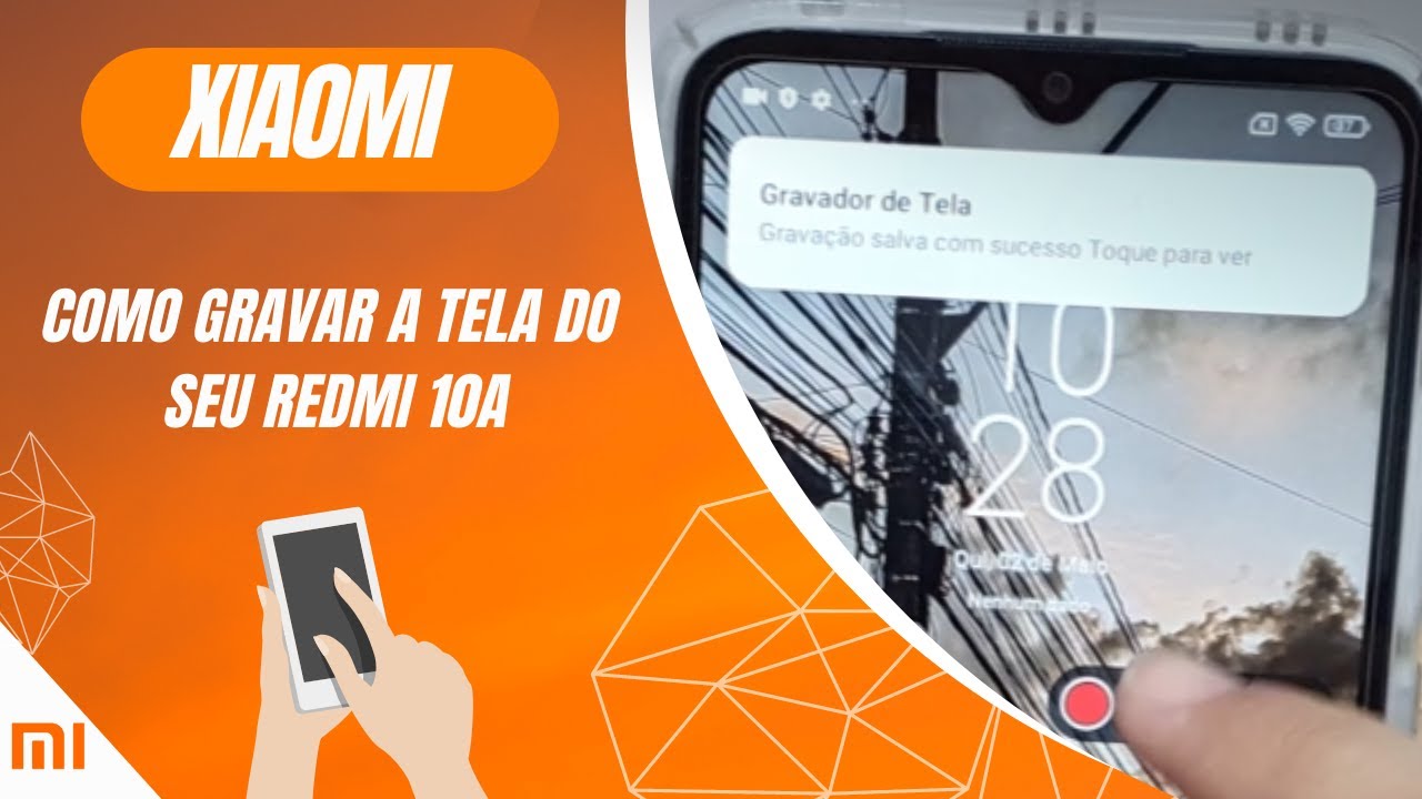 Como gravar a tela do seu Redmi 10A - Passo a passo - YouTube