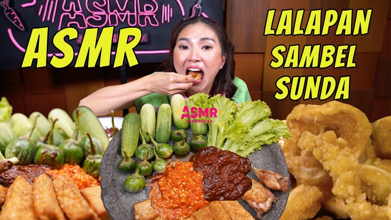 ASMR Makanan Sunda, Bunda Sarwendah Lahap Cumi Goreng Tepung Pakai Sambal!