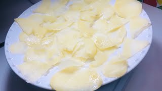 If You Have Potato Then Try This Recipe. How To Make Pringles At Home. Quick, Easy And Delicious