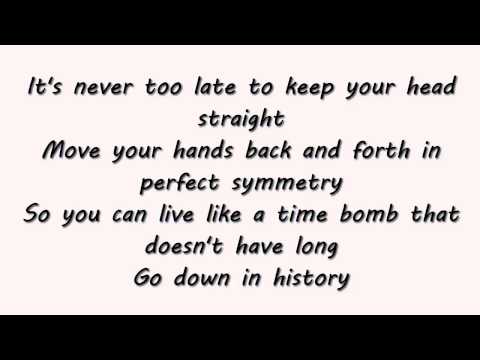 four year strong-go down in history lyrics video