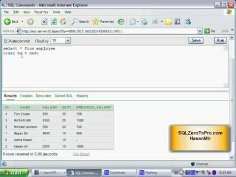 sql เรียงจากมากไปน้อย  Update 2022  Sorting in Descending Order in SQL Using Order By Desc Clause - SQL LESSON 29