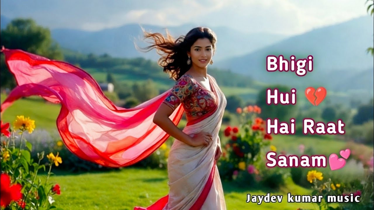 Bheegi Hui Hai Raat Sanam💕 ((Romantic Song))❤️ | 90s Old bollywood Heart Touching Hindi Song 