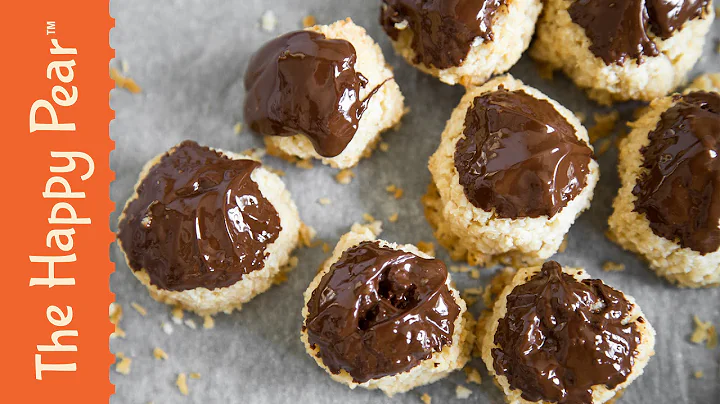 Chocolate Coconut Macaroons - Healthier Vegan Treat