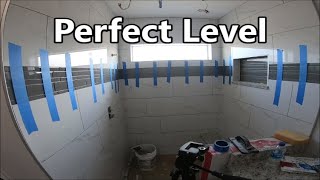 How To Install Accent Glass Tile In Shower (Perfectly Level)