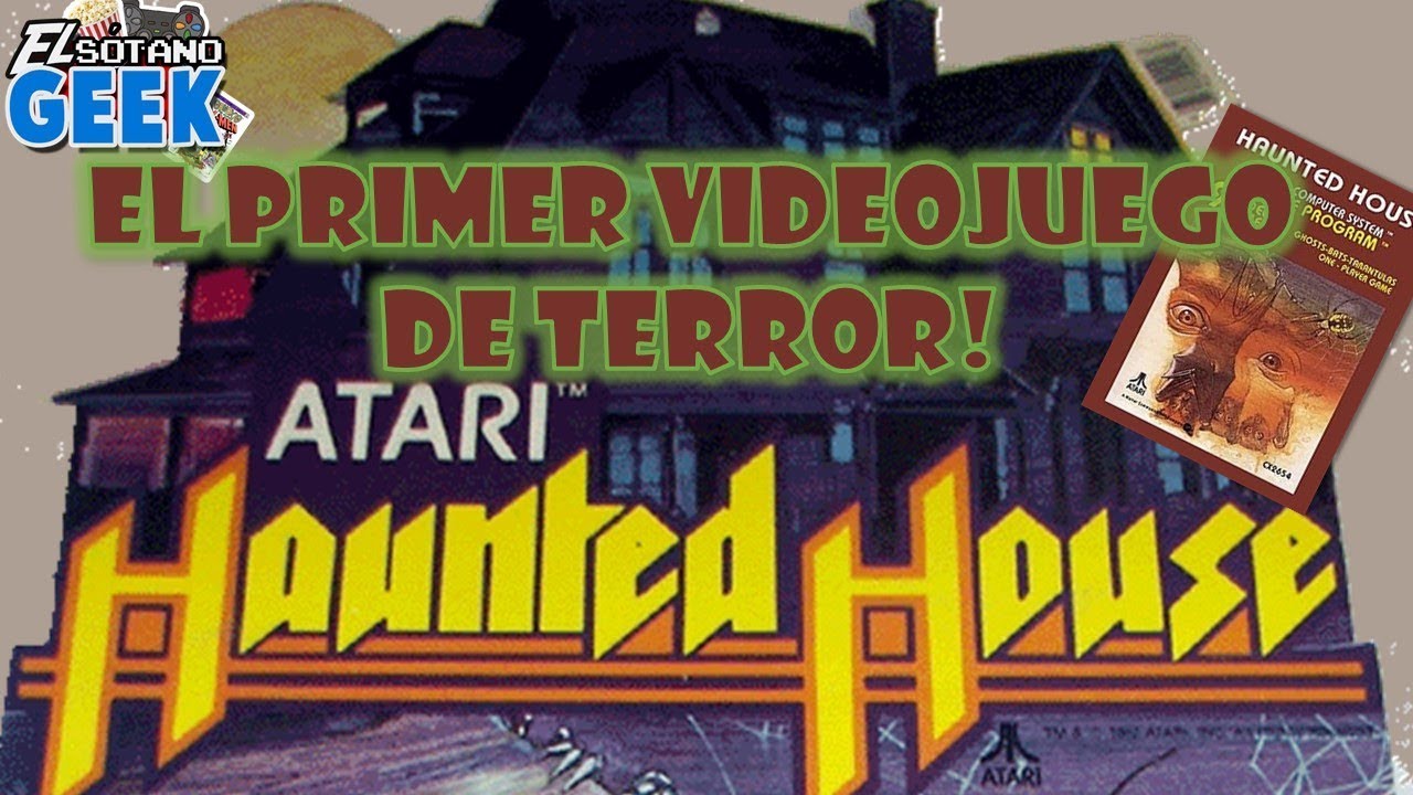 EL PRIMER VIDEOJUEGO DE TERROR DE LA HISTORIA: Haunted House - En 1 Minuto / EL SOTANO GEEK juegos retropie