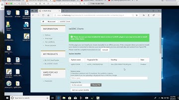 O-SENC 3 of 3. Assigning an O-SENC Chart Set to a Dongle
