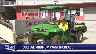 KUSI-SD: SDCCD Minimum Wage Increase