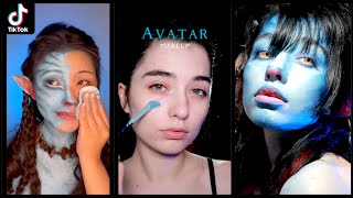 Avatar Cosplay Makeup I Tiktok Trend Compilation