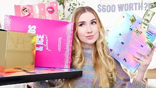 Unboxing $650 worth of BEAUTY Advent Calendars !!