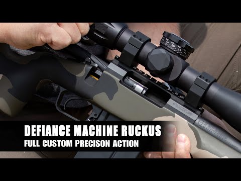 Defiance Machine Ruckus on Precision Bolt Action 338 BR / 338 Whisper Build