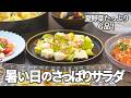 【夏のおもてなし料理】暑くても箸が止まらない！夏野菜たっぷりサラダ６品！華やか簡単おしゃれレシピ✨️/夏野菜/トマト/ズッキーニ/なす/豆腐/ヘルシー/ランチ/簡単おもてなし/簡単レシピ