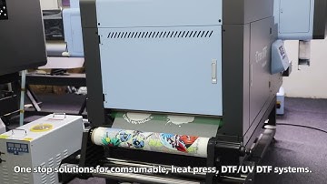 Integrated All-in-One Otter DTF system for printing, shaking and curing!