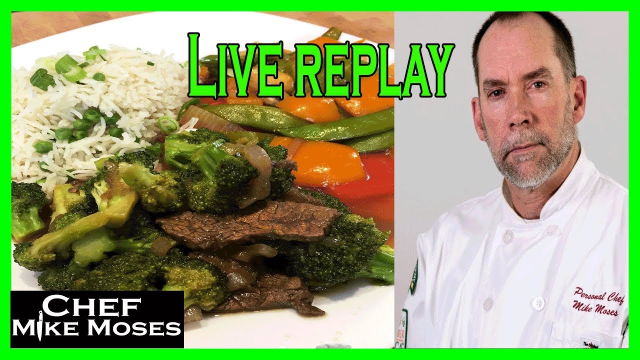 Stir Fry Wednesday - Live Replay Beef and Broccoli with Honey Garlic
