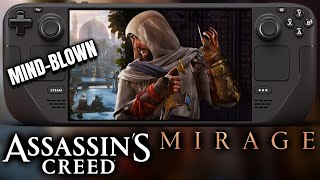 Assassin's Creed Mirage on Steam Deck is INCREDIBLE - Native Resolution? - Good Visuals? - 40 FPS?