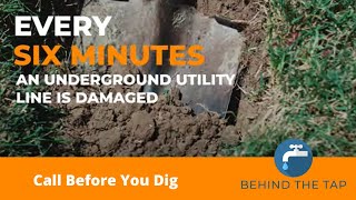 Behind the Tap | Call Before You Dig - Underground Service Alerts