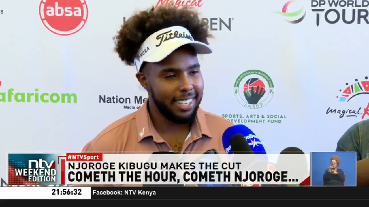 Njoroge Kibugu makes Magical Kenya Open cut with sensational eagle
