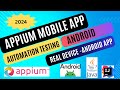 2024 appium mobile app automation testing  most practical android device app uber reddit