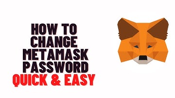 how to change metamask password