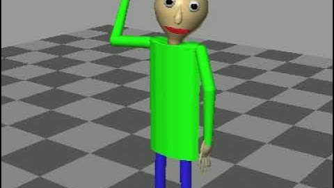 My first ever baldi test animation in anim8or *my first time*
