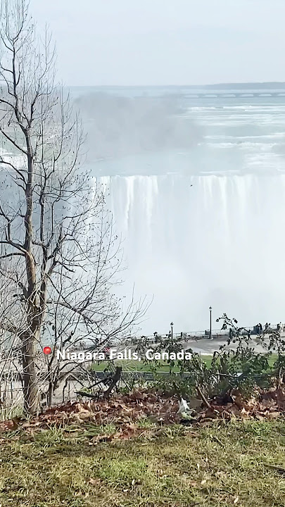 Niagara Falls Canada From Afar 🇨🇦 | Raw Scenic Footage