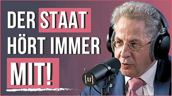Deutscher Geheimdienst: So werden wir alle überwacht (Hans-Georg Maaßen)