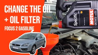 Change the oil and the oil filter Focus mk2 1.6 TI