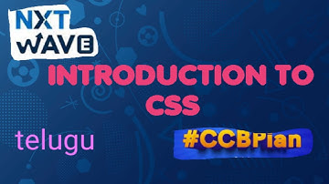 introduction to CSS...#nxtwave #viral #ccbp#html