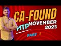 |MTP MATHS CA-FOUNDATION|MISSION DECEMBER 23 |PART 1|