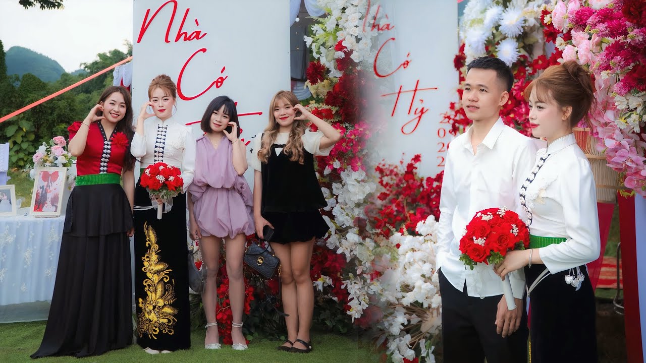 ĐÁM CƯỚI DÂN TỘC THÁI TÂY BẮC “ VĂN TRƯỜNG & LƯỜNG ĐIỆP “ BẢN THẲM  “ Cô Dâu Chú Rể Quá Xinh “