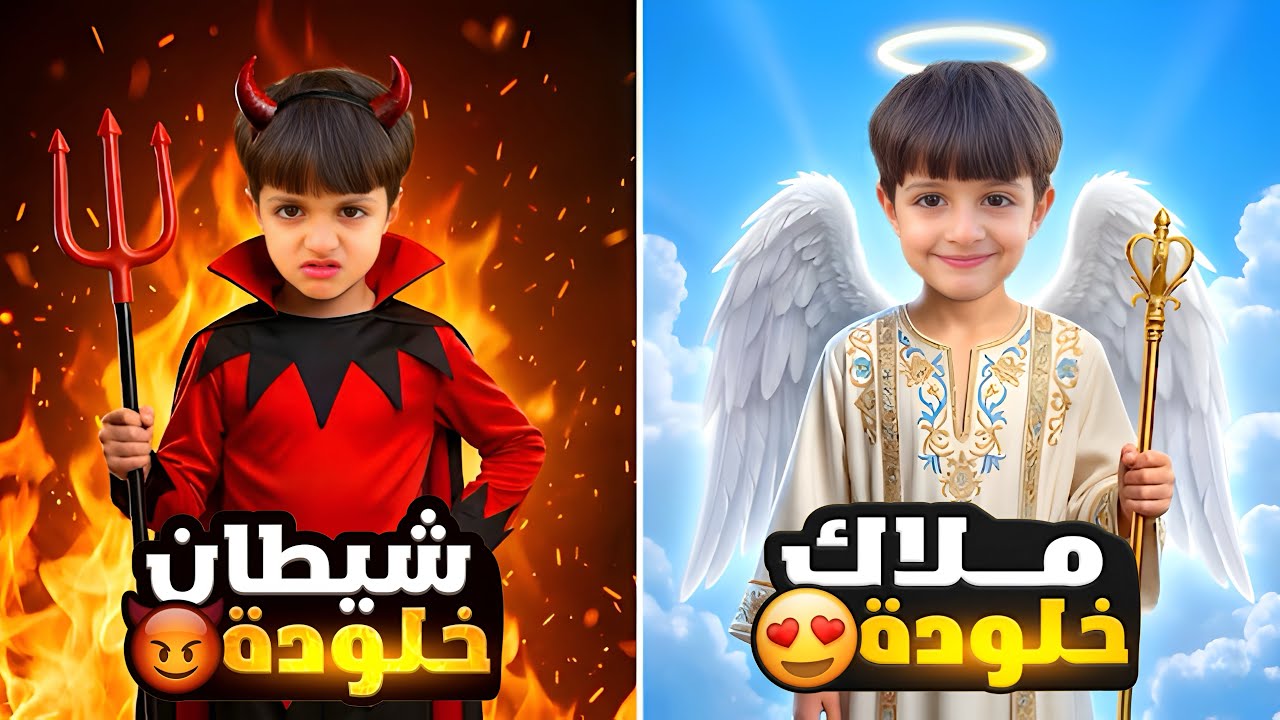 شيطان خلودة مان ضد ملاك خلودة😱/يا ترى مين فاز ملاك الخير او شيطان الشر👹