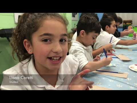 Creating Christmas ornaments at East Hill School (December 16 2019)