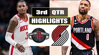 Portland Trail Blazers vs Houston Rockets 3rd Highlights | March 8 | 2024 NBA Season