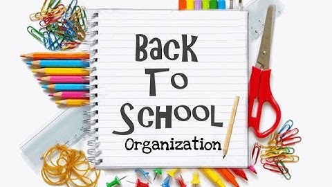 STOP the Paper Clutter- School Paper Organization Part 1