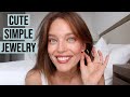 My Jewelry Collection | Where I Get My Jewelry | Cute, Simple Jewelry | Model Emily DiDonato