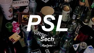 Sech - PSL (Letra/Lyrics)