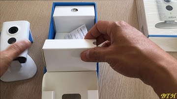 Mở hộp Camera ip wifi Dahua C35 Chuẩn hình ảnh 3.0MP  Hàng chính hãng DSS.