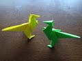 쉬운 공룡 종이접기 - Easy dinosaur Origami